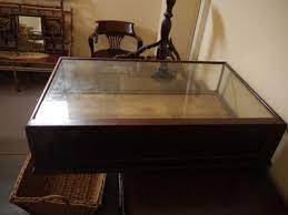 Antique Table Top Mahogany Display
