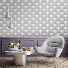 bella wallpaper silver wallpaper from