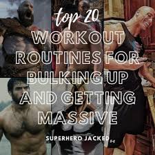 top 20 workout routines for bulking up