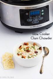 slow cooker clam chowder gather for bread