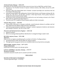 Manufacturing Executive Resume Example