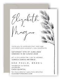 As a bride, you want something. 13 Examples Of Bilingual Wedding Invitations I Do Bilingual
