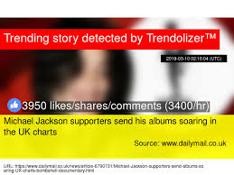 Michael Jackson Supporters Send His Albums Soaring In The Uk