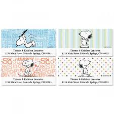 Snoopy Fun Deluxe Address Labels 4 Designs Current Catalog