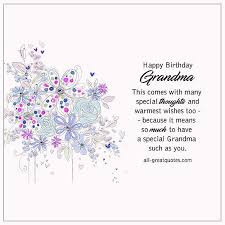 Send her this beautiful flowery card to let. Happy Birthday Grandma Happy Birthday Grandma Happy Birthday Grandma Quotes Birthday Wishes For Grandma