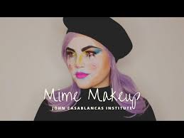 jci halloween mime makeup tutorial