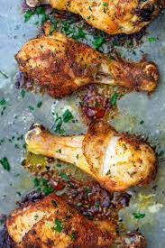 baked en drumsticks with crispy