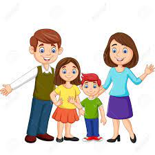 Check spelling or type a new query. Vector Illustration Of Cartoon Happy Family On White Background Royalty Free Cliparts Vectors And Stock Illustration Image 124855563