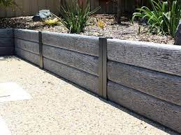 Concrete Sleeper Retaining Walls