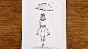 ✓ free for commercial use ✓ high quality images. How To Draw A Girl With Umbrella Step By Step Easy Drawing For Girls Step By Step Youtube