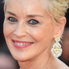 sharon stone 63 sparks reaction with