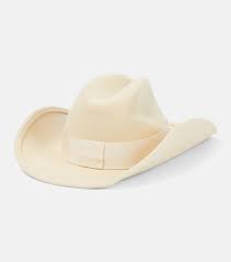 austin wool felt cowboy hat in white