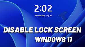 disable lock screen on windows 11