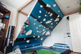 indoor climbing wall modern home
