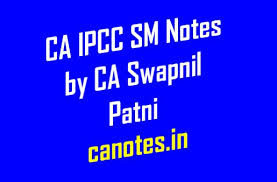 Ca Ipcc Sm Notes By Ca Swapnil Patni Ca Notes