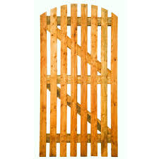 Arched Pailing Garden Gates Timber