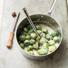brussels sprouts braised in cream