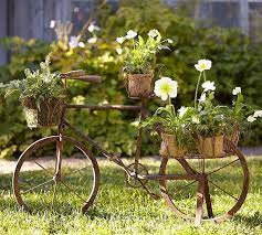 Vintage Bicycle Planter