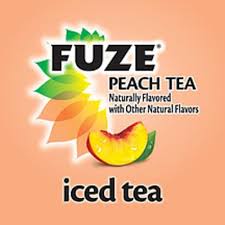 fuze peach tea logo 0 nutrition