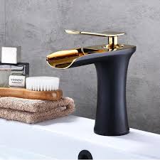 Nothing beats the pure pleasure of a natural cascade of water running over your hands. Basin Faucets Waterfall Bathroom Faucet Single Handle Basin Mixer Hot Aty Home Decor