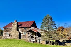 pleasant mount log farmhouse