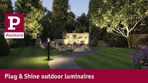 Outdoor Lighting For Your Garden With Plug Shine Youtube