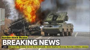 High Alert!!! Ukrainian forces fired thousands shells Howitzer destroys Russian  artillery convoys - YouTube