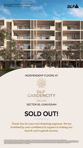 sold out units at dlf garden city in