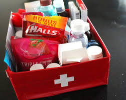 Diy first aid kits and what to put in them A girl and a glue