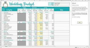 wedding budget spreadsheets from savvy