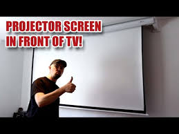 How To Hang A Projector Screen Step By