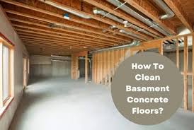 How To Clean Basement Concrete Floors