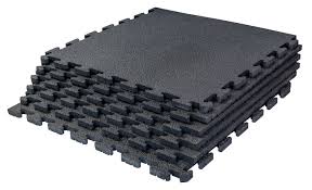 interlocking rubber slab mat 6 set