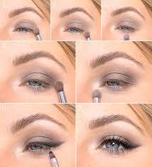 neutral eye makeup step by step