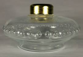 New Crystal Clear Glass Oil Lamp Font