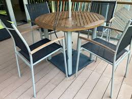 Wooden Outdoor Dining Table With