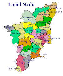 State, district information and facts. Tamilnadu Map Political Map India Map History Of India
