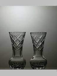Sterling Cut Glass Lead Crystal Set Of