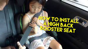 Booster Seats How To Properly Install