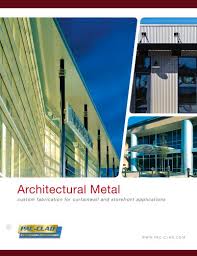 Architectural Metal Brochure Pac Clad Petersen Aluminum