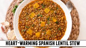 spanish lentil stew with pumpkin easy