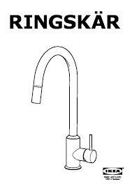 The technology used in ikea faucets. Ringskar Kitchen Faucet With Pull Out Spout Pull Out Stainless Steel Color Ikeapedia