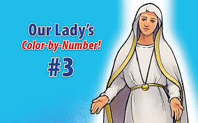 Our lady of fatima is celebrating public masses. Our Lady Color By Number 3 Our Lady Of Fatima Free Download Holy Heroes