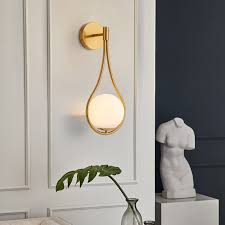 Teardrop Modern Indoor Wall Sconce With