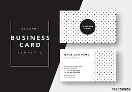 Polka Dot Business Card Layout Buy This Stock Template And