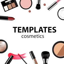 premium vector makeup template with