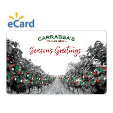 carrabbas holiday 25 egift card
