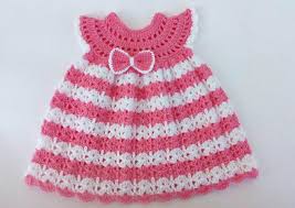The Pink Crochet Baby Dress Free Pattern For Cute Baby
