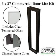 Commercial Door Lite 6 X 27 Clear