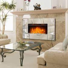 Electric Wall Fire Fireplace Mounted